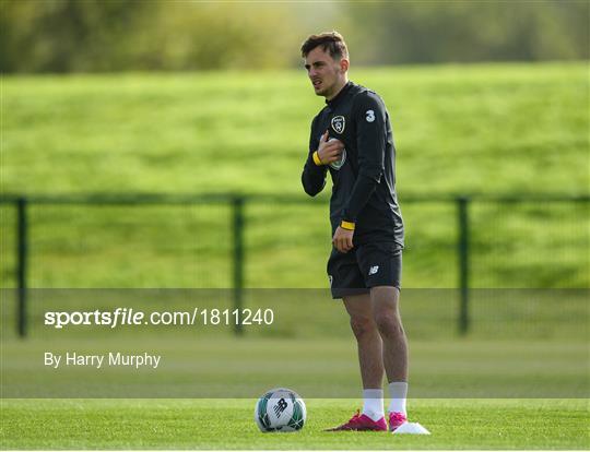 Republic of Ireland U21's Press Conference & Training Session Republic of Ireland U21's Press Conference & Training Session