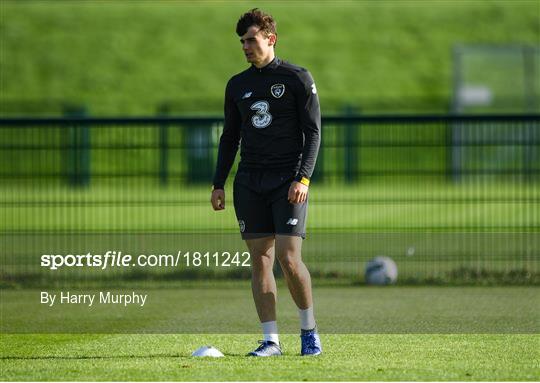 Republic of Ireland U21's Press Conference & Training Session Republic of Ireland U21's Press Conference & Training Session