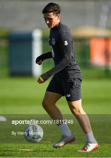 Republic of Ireland U21's Press Conference & Training Session Republic of Ireland U21's Press Conference & Training Session