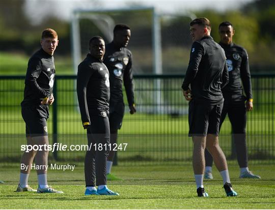 Republic of Ireland U21's Press Conference & Training Session Republic of Ireland U21's Press Conference & Training Session