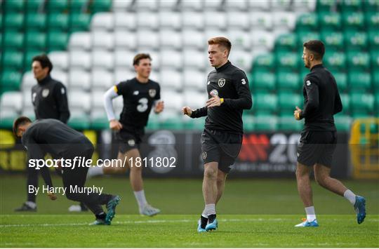 Republic of Ireland U21's Training Session Republic of Ireland U21's Training Session