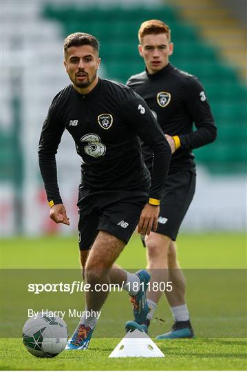 Republic of Ireland U21's Training Session Republic of Ireland U21's Training Session