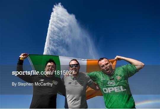 Republic of Ireland Fans in Geneva