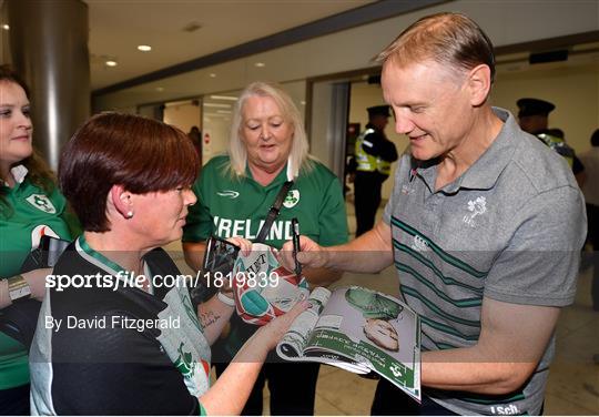 Ireland Rugby Team return from the Rugby World Cup