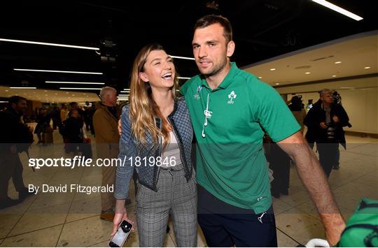 Ireland Rugby Team return from the Rugby World Cup