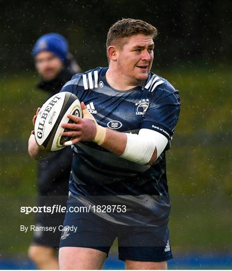 Leinster Rugby Squad Training and Press Conference