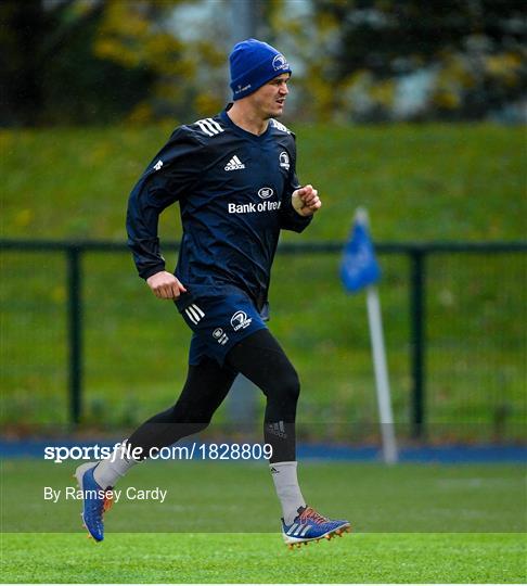 Leinster Rugby Squad Training and Press Conference