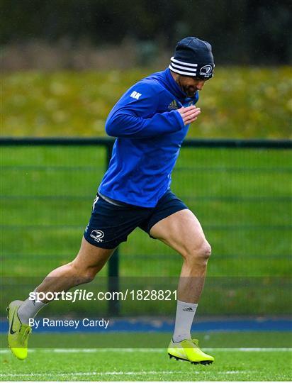 Leinster Rugby Squad Training and Press Conference