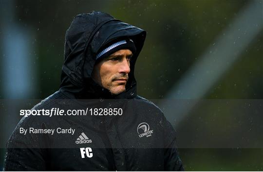 Leinster Rugby Squad Training and Press Conference