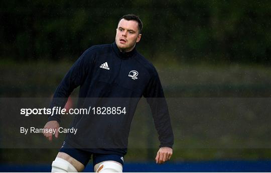 Leinster Rugby Squad Training and Press Conference