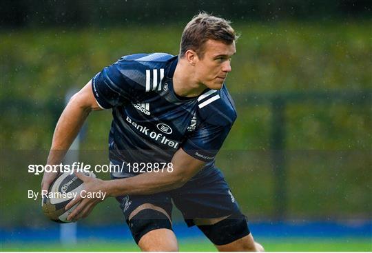 Leinster Rugby Squad Training and Press Conference