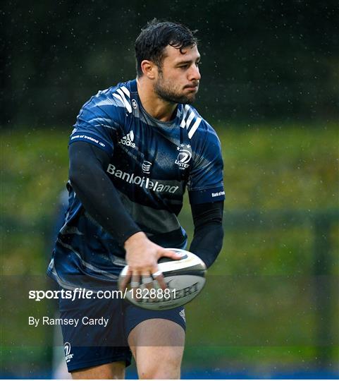 Leinster Rugby Squad Training and Press Conference