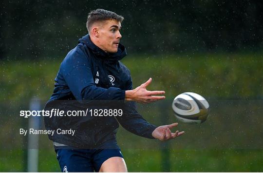 Leinster Rugby Squad Training and Press Conference