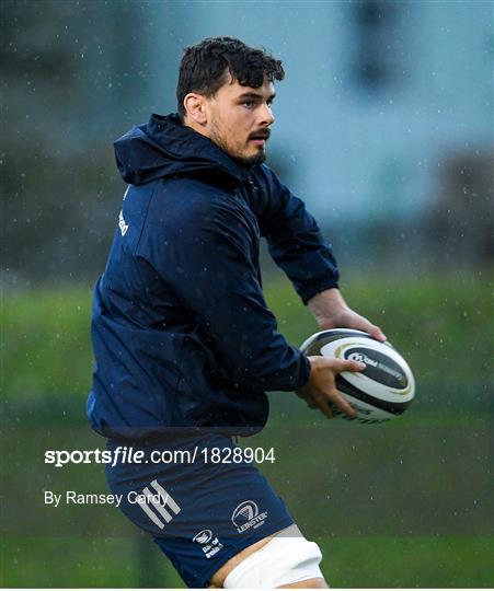 Leinster Rugby Squad Training and Press Conference