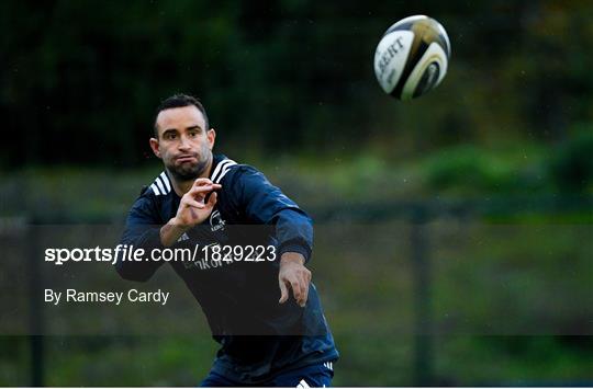 Leinster Rugby Squad Training and Press Conference