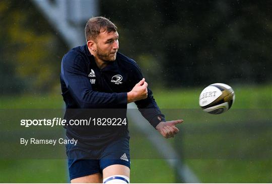 Leinster Rugby Squad Training and Press Conference