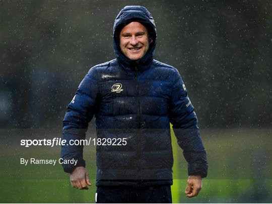 Leinster Rugby Squad Training and Press Conference