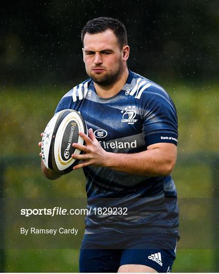 Leinster Rugby Squad Training and Press Conference