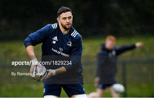 Leinster Rugby Squad Training and Press Conference