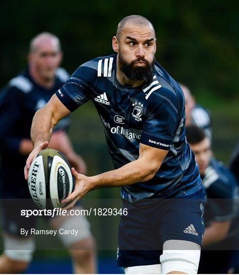 Leinster Rugby Squad Training and Press Conference