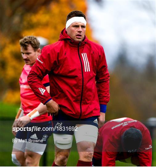 Munster Rugby Squad Training and Press Conference