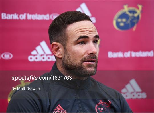 Munster Rugby Squad Training and Press Conference