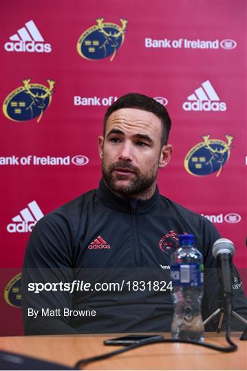 Munster Rugby Squad Training and Press Conference