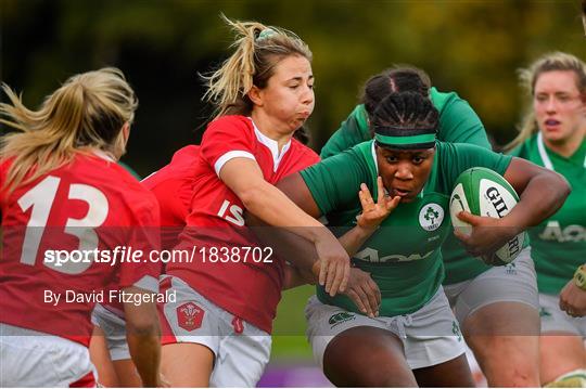 Ireland Alex Callender v Wales - Women's Rugby International