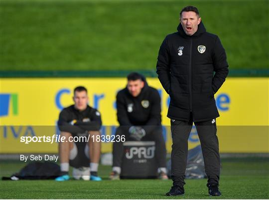 Republic of Ireland Press Conference & Training Session Republic of Ireland Press Conference & Training Session