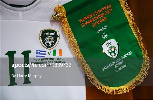 Greece v Republic of Ireland - UEFA Women's 2021 European Championships Qualifier - Group I