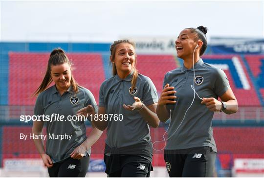 Greece v Republic of Ireland - UEFA Women's 2021 European Championships Qualifier - Group I Greece v Republic of Ireland - UEFA Women's 2021 European Championships Qualifier - Group I