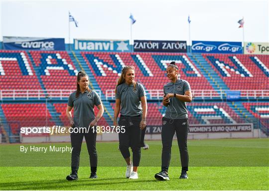 Greece v Republic of Ireland - UEFA Women's 2021 European Championships Qualifier - Group I Greece v Republic of Ireland - UEFA Women's 2021 European Championships Qualifier - Group I