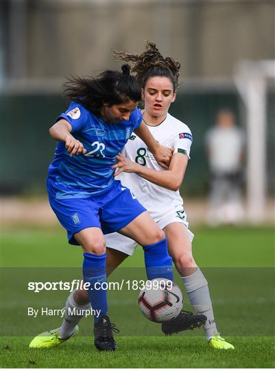 Greece v Republic of Ireland - UEFA Women's 2021 European Championships Qualifier - Group I Greece v Republic of Ireland - UEFA Women's 2021 European Championships Qualifier - Group I