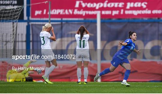 Greece v Republic of Ireland - UEFA Women's 2021 European Championships Qualifier - Group I