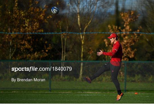 Munster Rugby Squad Training and Press Conference