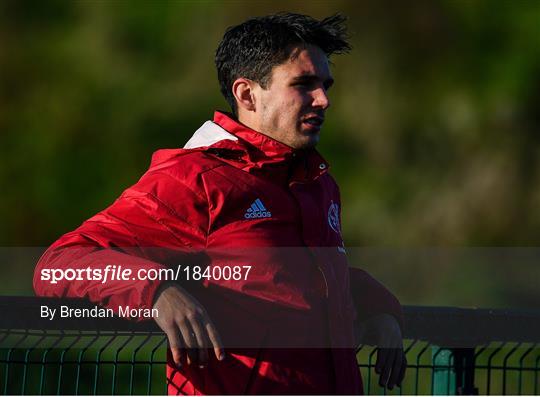 Munster Rugby Squad Training and Press Conference