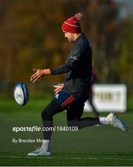 Munster Rugby Squad Training and Press Conference