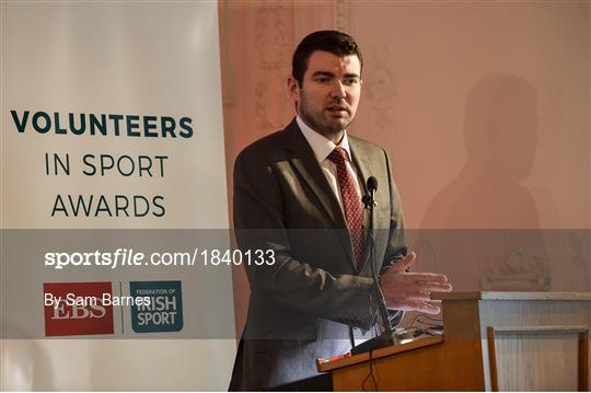 Volunteers in Sport Awards presented by Federation of Irish Sport with EBS