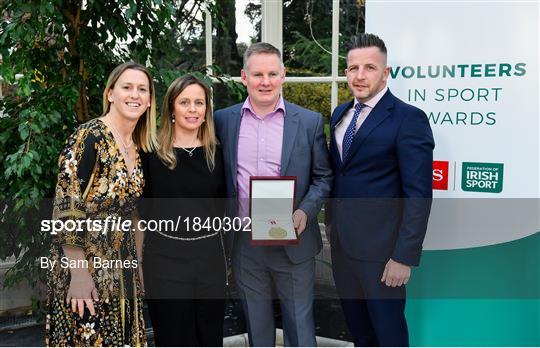 Volunteers in Sport Awards presented by Federation of Irish Sport with EBS Volunteers in Sport Awards presented by Federation of Irish Sport with EBS