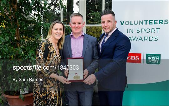 Volunteers in Sport Awards presented by Federation of Irish Sport with EBS