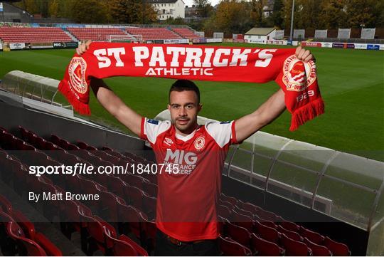 New St Patrick's Athletic Signing Robbie Benson New St Patrick's Athletic Signing Robbie Benson