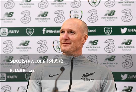 New Zealand Pre-Match Press Conference and Training