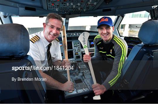 Kilkenny hurlers depart Dublin onboard Aer Lingus for the New York Hurling Classic