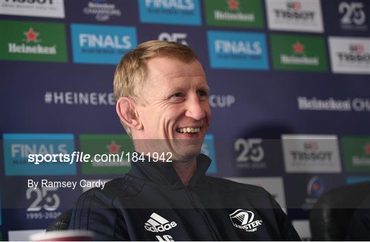 Leinster Rugby Captain's Run and Press Conference