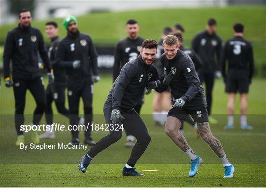 Republic of Ireland Training Session Republic of Ireland Training Session