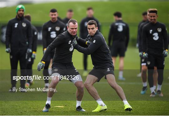 Republic of Ireland Training Session Republic of Ireland Training Session