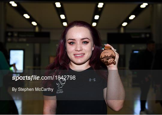 Team Ireland return from World Para Athletics Championships 2019 Team Ireland return from World Para Athletics Championships 2019