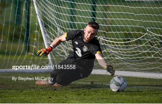 Republic of Ireland U21's Training Session & Press Conference