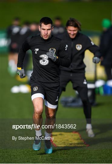 Republic of Ireland Press Conference & Training Session Republic of Ireland Press Conference & Training Session
