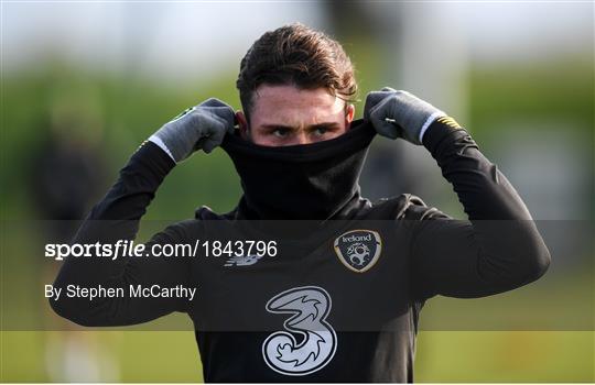 Republic of Ireland U21's Training Session & Press Conference Republic of Ireland U21's Training Session & Press Conference